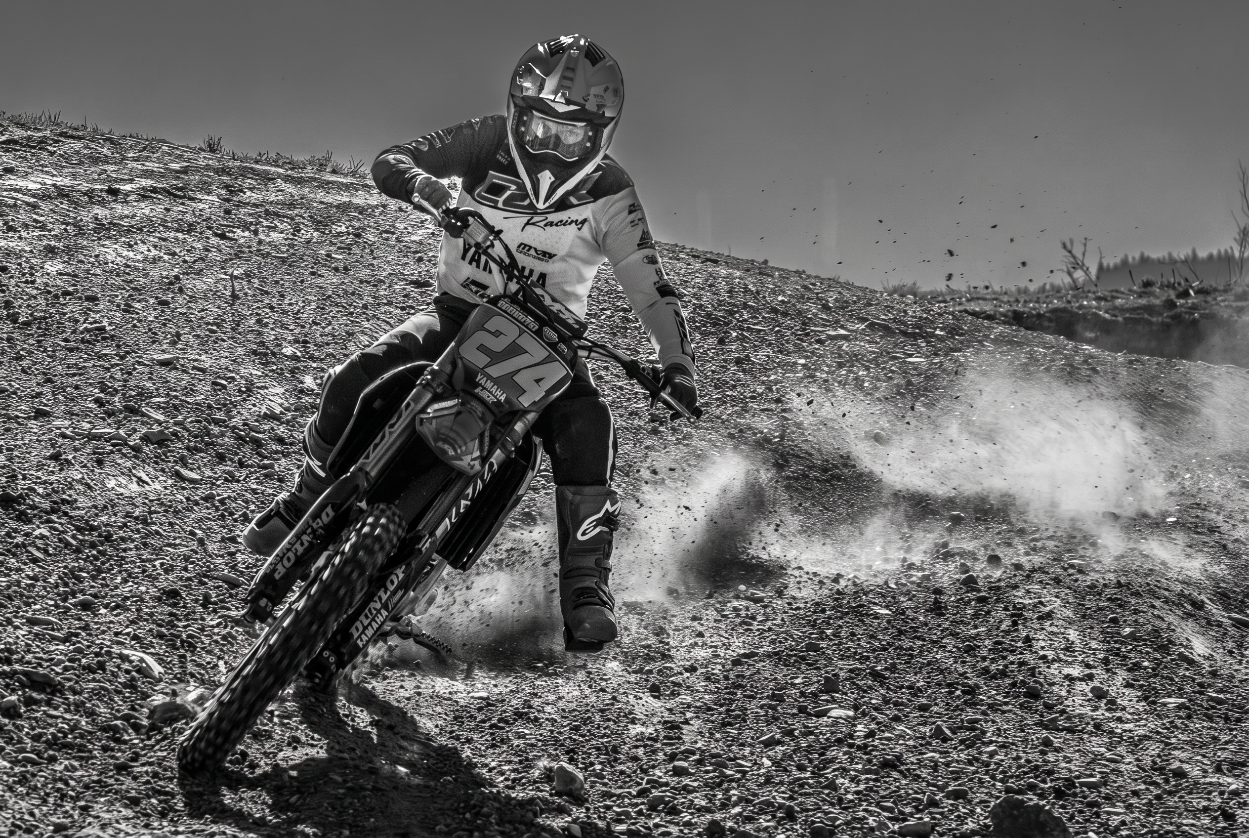 Amandine Verstappen en virage sur sa Yamaha numéro 274